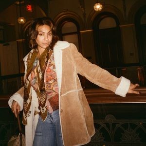 Vintage St John's Bay suede leather jacket